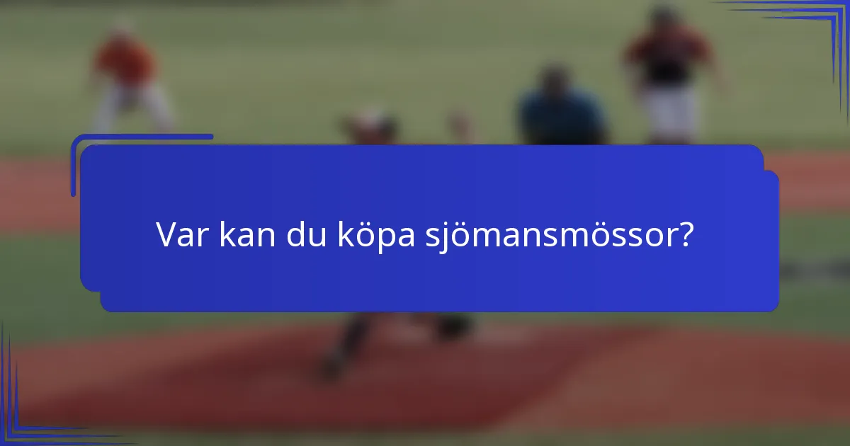 Var kan du köpa sjömansmössor?